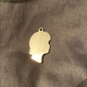 Girl Silhouette Charm